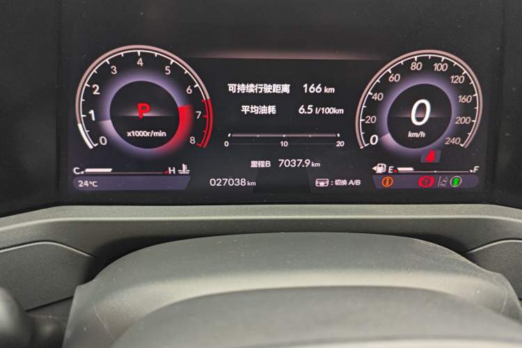 Used Honda Accord 2023 260TURBO Smart Enjoyment Version Odometer Close Up