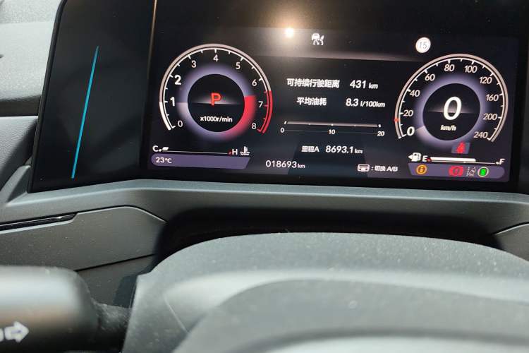 Used Honda Accord 2023 260TURBO Smart Enjoyment Version Odometer Close Up