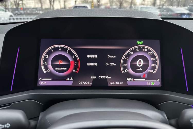Used Honda Accord 2023 260TURBO Smart Enjoyment Version Odometer Close Up