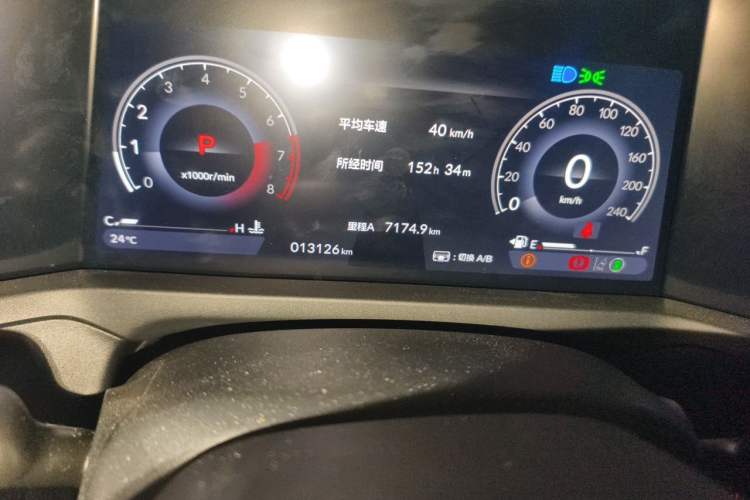 Used Honda Accord 2023 260TURBO Excellence Edition Odometer Close Up