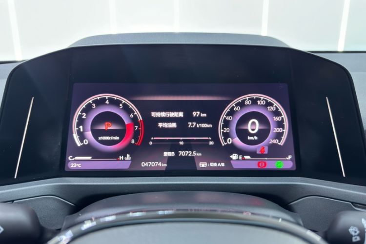 Used Honda Accord 2024 260TURBO Prestige Edition Odometer Close Up