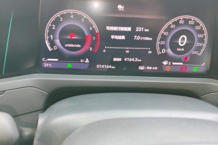 Used Honda Accord 2024 260TURBO Luxury Edition Odometer Close Up