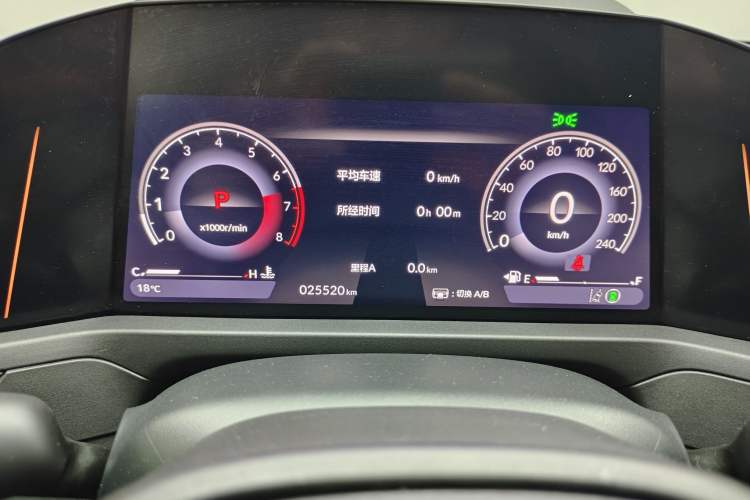 Used Honda Accord 2024 260TURBO Luxury Edition Odometer Close Up