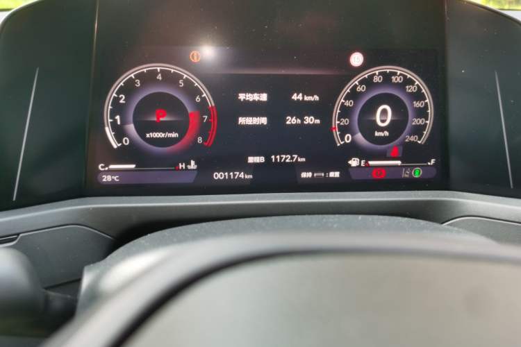 Used Honda Accord 2025 260TURBO Luxury Edition Odometer Close Up