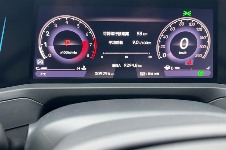 Used Honda Accord 2025 260TURBO Luxury Edition Odometer Close Up