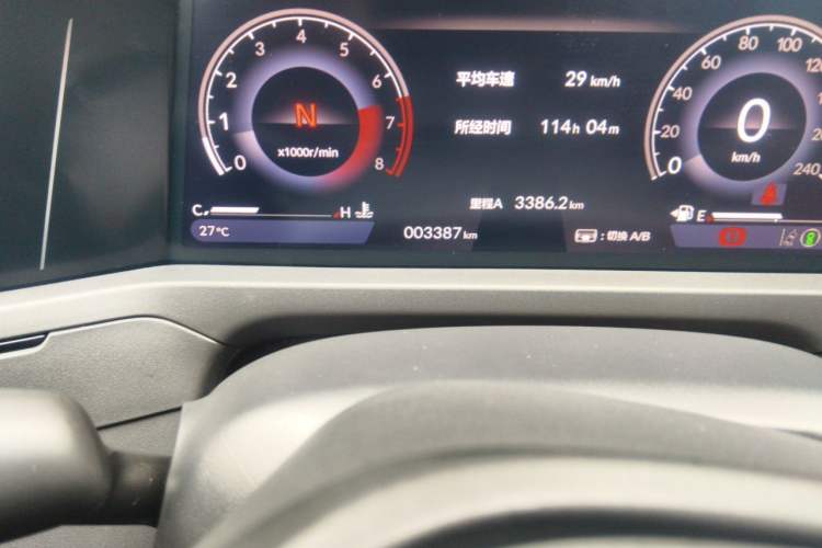 Used Honda Accord 2025 Sport Series 260TURBO Luxury Edition Odometer Close Up