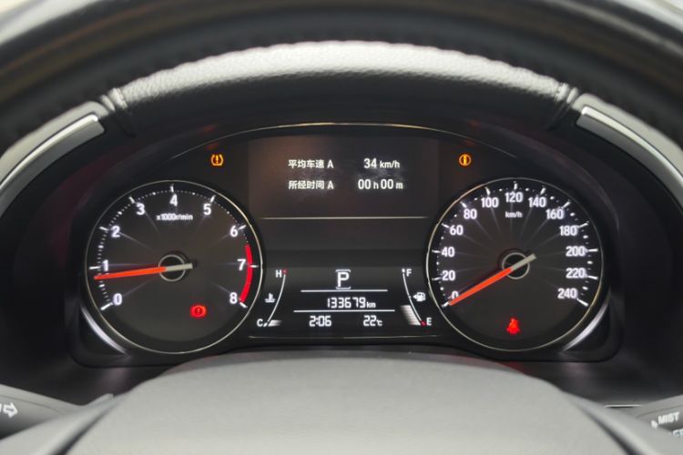 Used Honda Avancier 2017 240TURBO Two-Wheel Drive Comfort Version Odometer Close Up