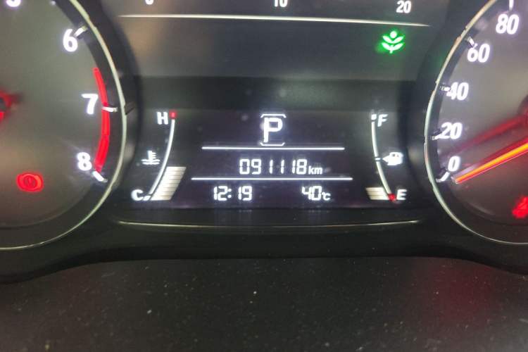 Used Honda Avancier 2017 240TURBO Two-Wheel Drive Elite Edition Odometer Close Up