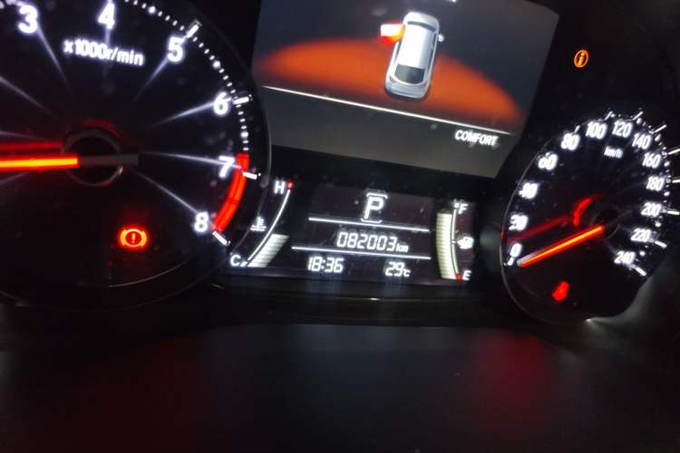 Used Honda Avancier 2017 370TURBO Four-Wheel Drive Prestige Edition Odometer Close Up
