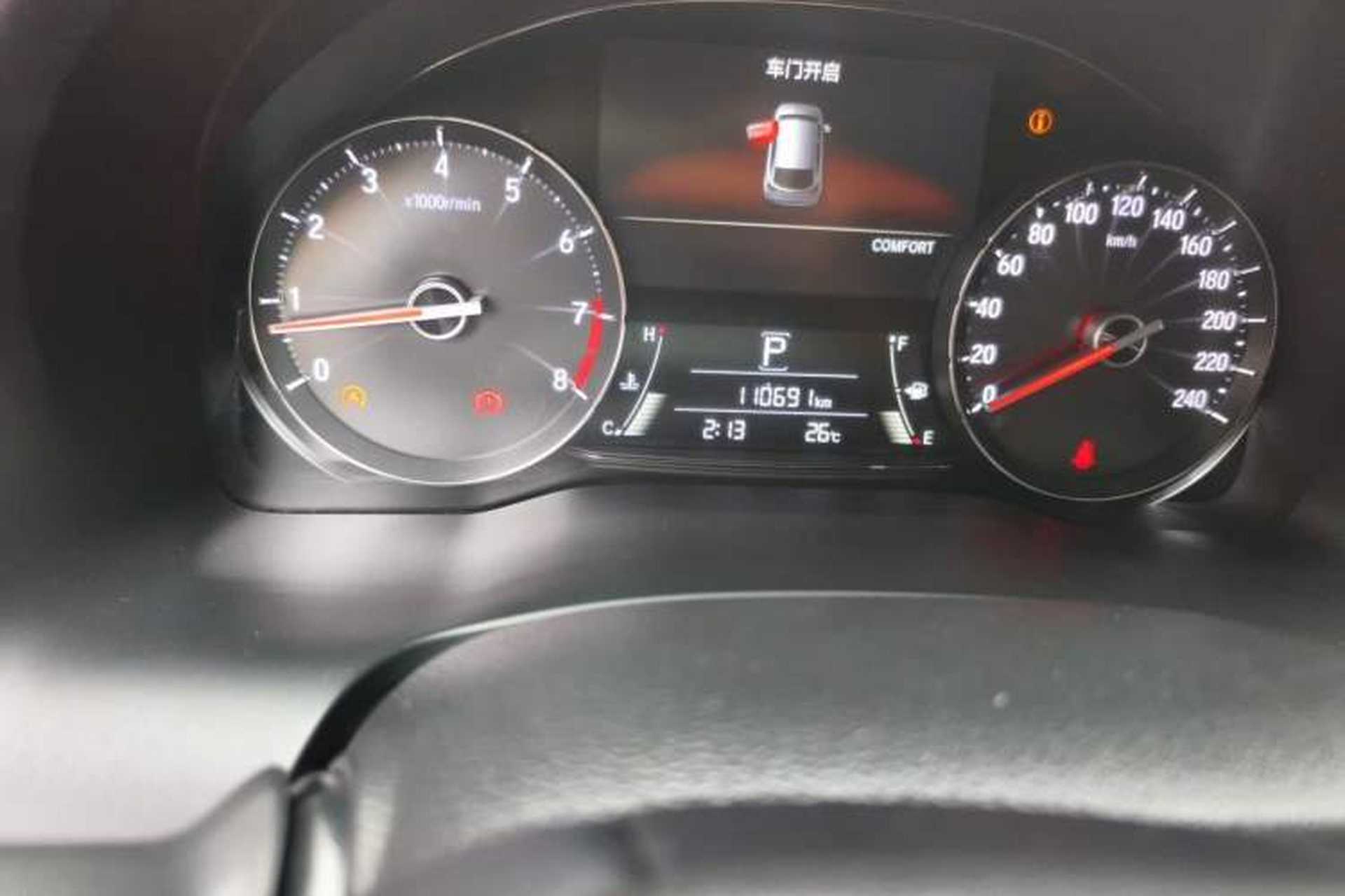 Used Honda Avancier 2017 370TURBO Four-Wheel Drive Prestige Edition Odometer Close Up