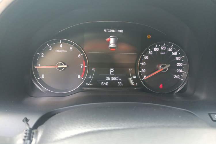 Used Honda Avancier 2017 240TURBO Two-Wheel Drive Luxury Edition Odometer Close Up