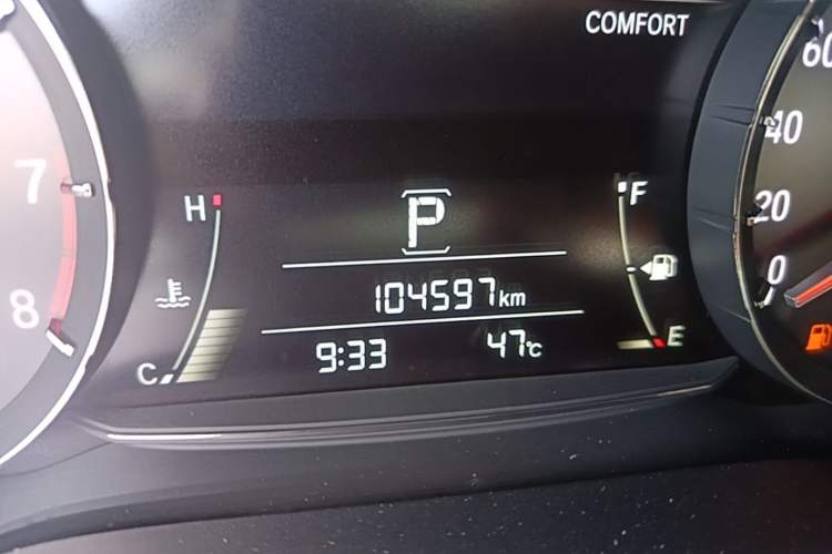 Used Honda Avancier 2017 370TURBO Four-Wheel Drive Prestige Edition Odometer Close Up