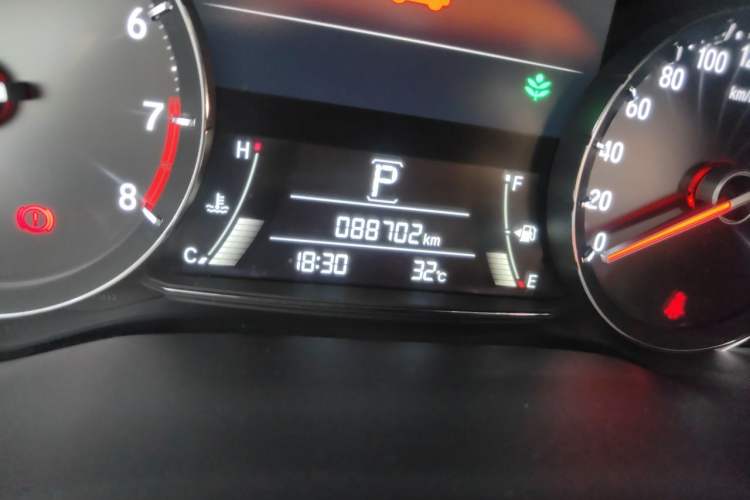 Used Honda Avancier 2017 370TURBO 2WD Luxury Edition Odometer Close Up