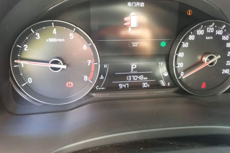 Used Honda Avancier 2017 370TURBO 2WD Luxury Edition Odometer Close Up