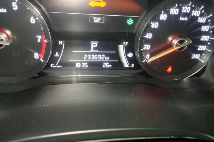 Used Honda Avancier 2017 370TURBO Four-Wheel Drive Prestige Edition Odometer Close Up