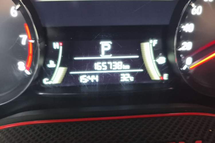 Used Honda Avancier 2017 240TURBO Two-Wheel Drive Premium Edition Odometer Close Up