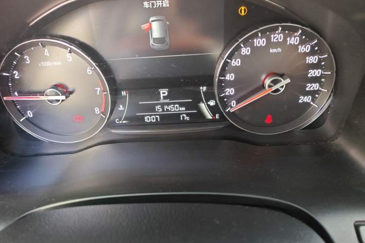 Used Honda Avancier 2017 240TURBO Two-Wheel Drive Comfort Version Odometer Close Up