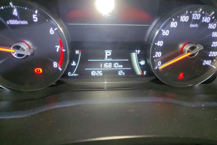 Used Honda Avancier 2017 240TURBO Two-Wheel Drive Elite Edition Odometer Close Up