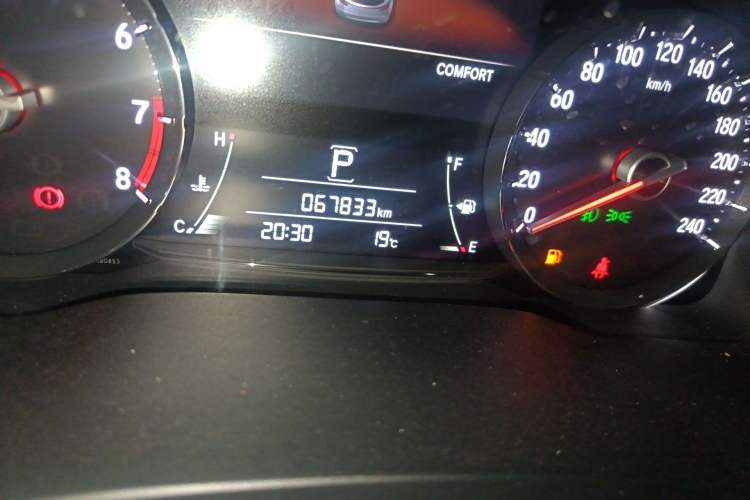Used Honda Avancier 2017 370TURBO Four-Wheel Drive Prestige Edition Odometer Close Up