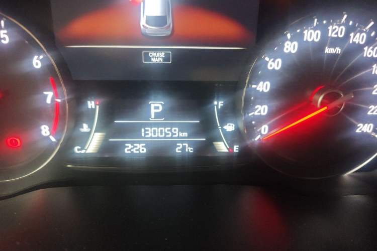 Used Honda Avancier 2017 240TURBO Two-Wheel Drive Premium Edition Odometer Close Up
