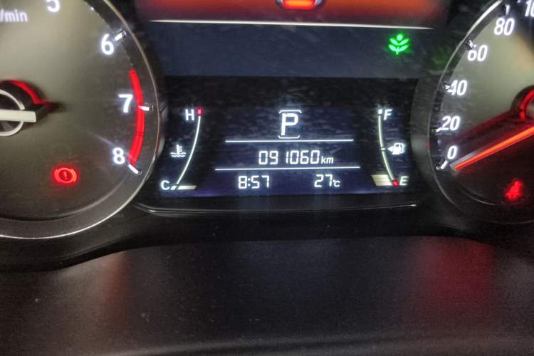 Used Honda Avancier 2017 240TURBO Two-Wheel Drive Elite Edition Odometer Close Up