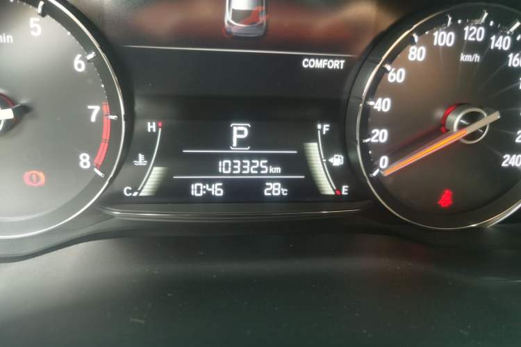 Used Honda Avancier 2017 370TURBO Four-Wheel Drive Prestige Edition Odometer Close Up