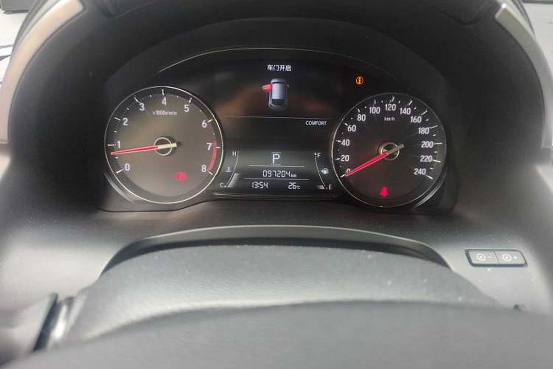 Used Honda Avancier 2017 370TURBO 2WD Luxury Edition Odometer Close Up