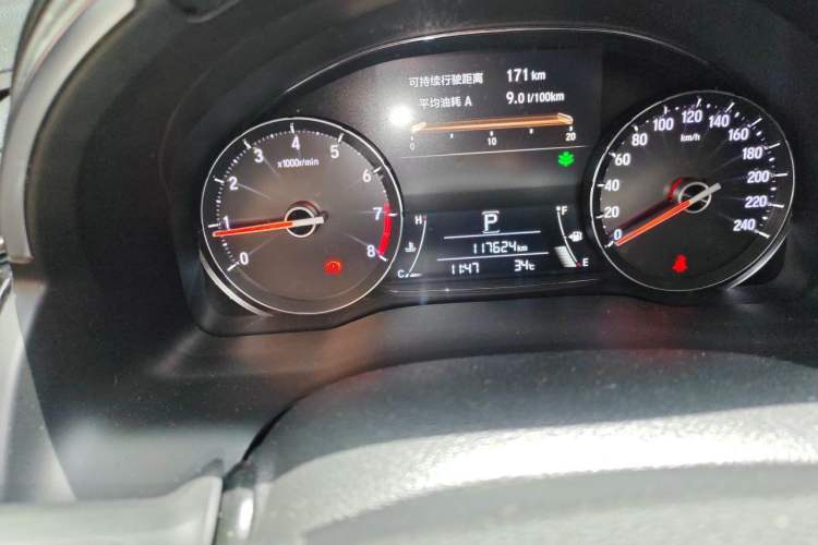 Used Honda Avancier 2017 370TURBO Four-Wheel Drive Prestige Edition Odometer Close Up