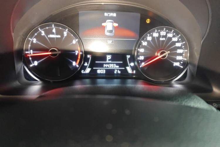 Used Honda Avancier 2017 240TURBO Two-Wheel Drive Premium Edition Odometer Close Up