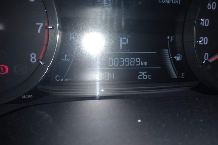 Used Honda Avancier 2017 370TURBO Four-Wheel Drive Prestige Edition Odometer Close Up