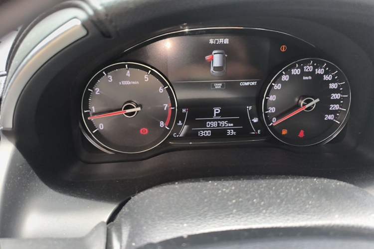 Used Honda Avancier 2017 370TURBO 2WD Luxury Edition Odometer Close Up