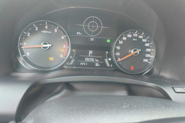 Used Honda Avancier 2017 240TURBO Two-Wheel Drive Luxury Edition Odometer Close Up