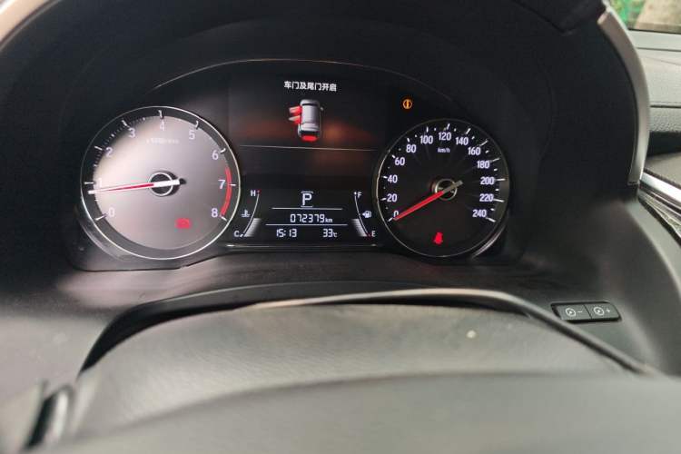 Used Honda Avancier 2017 240TURBO Two-Wheel Drive Premium Edition Odometer Close Up