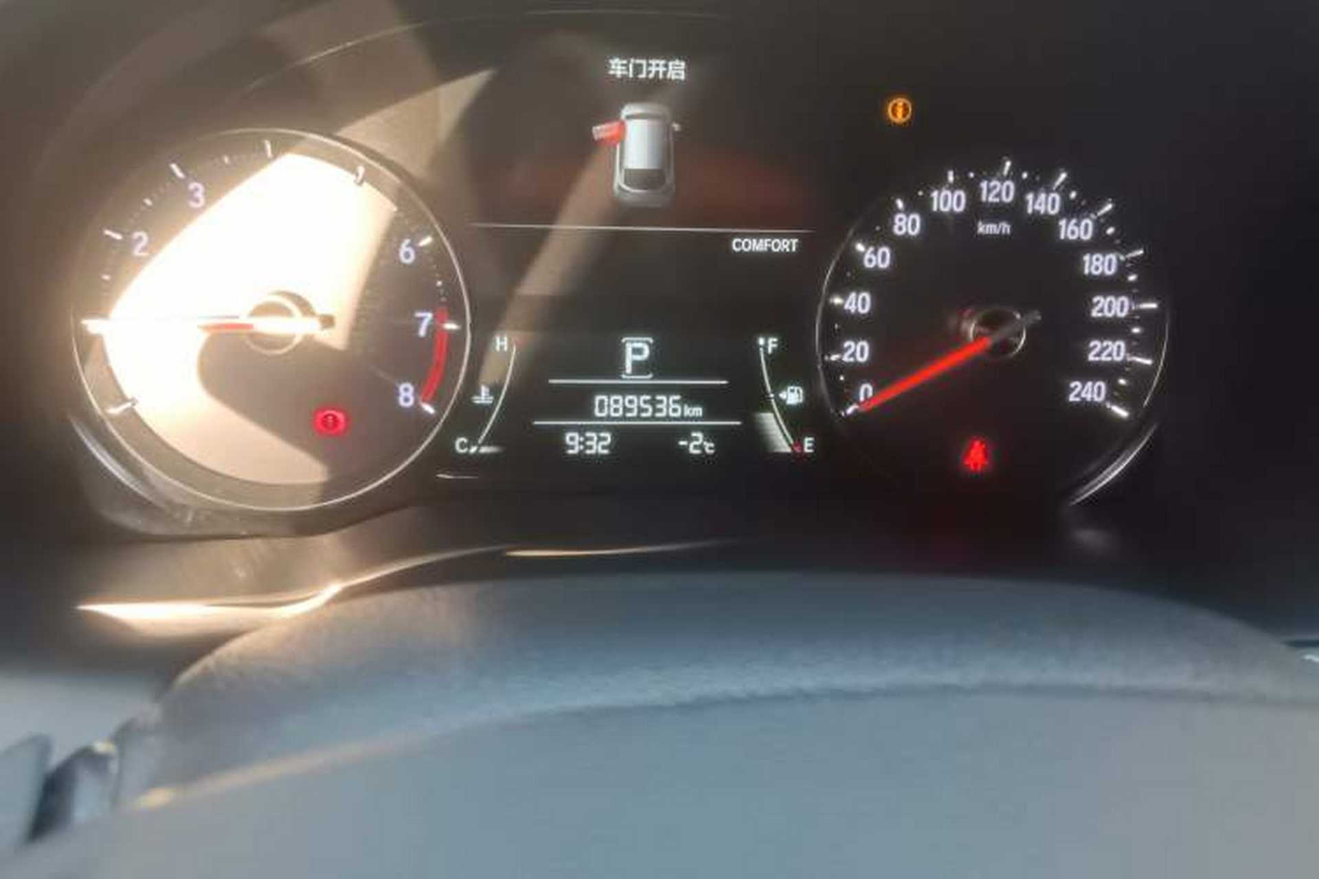 Used Honda Avancier 2017 370TURBO 2WD Luxury Edition Odometer Close Up