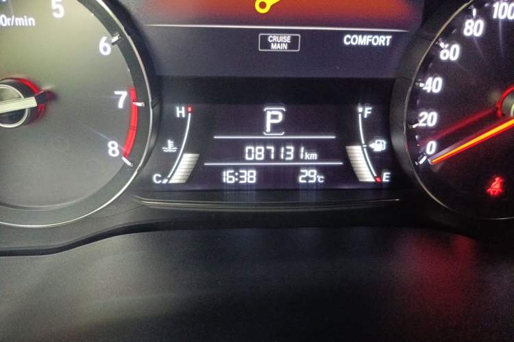 Used Honda Avancier 2017 370TURBO Four-Wheel Drive Prestige Edition Odometer Close Up