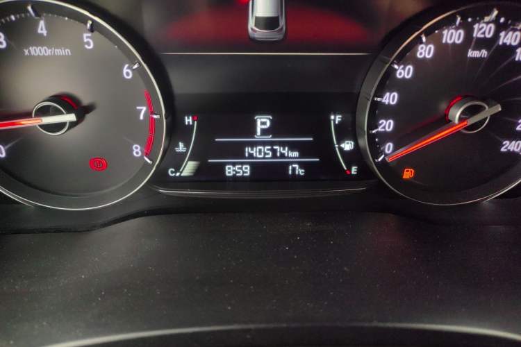 Used Honda Avancier 2017 240TURBO Two-Wheel Drive Premium Edition Odometer Close Up