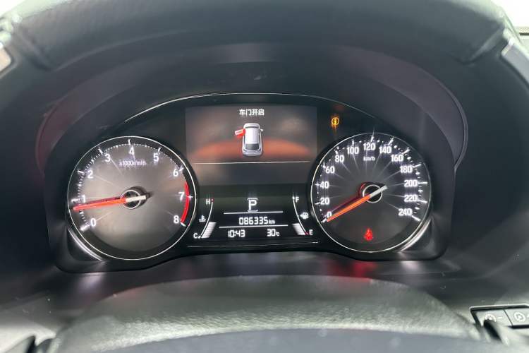 Used Honda Avancier 2017 240TURBO Two-Wheel Drive Comfort Version Odometer Close Up