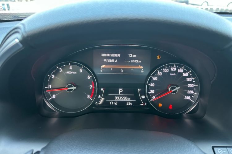 Used Honda Avancier 2017 240TURBO Two-Wheel Drive Luxury Edition Odometer Close Up