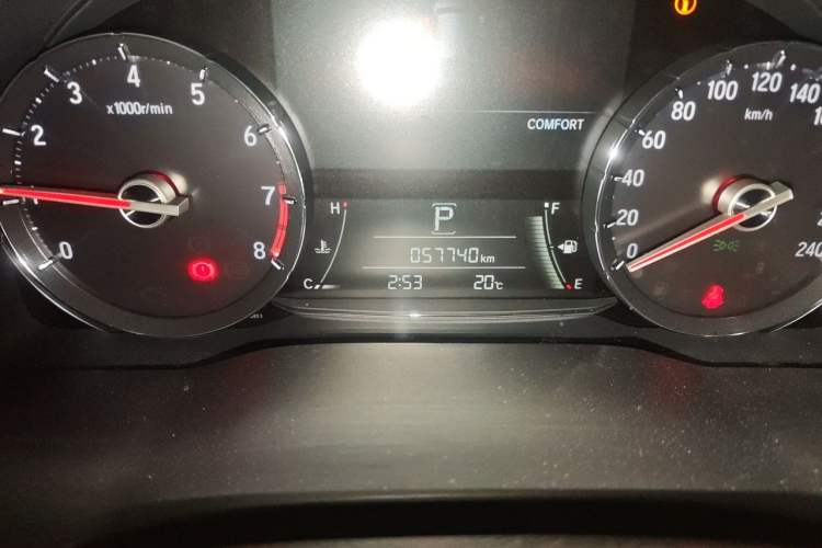 Used Honda Avancier 2017 370TURBO Four-Wheel Drive Prestige Edition Odometer Close Up