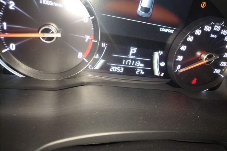 Used Honda Avancier 2017 370TURBO Four-Wheel Drive Prestige Edition Odometer Close Up