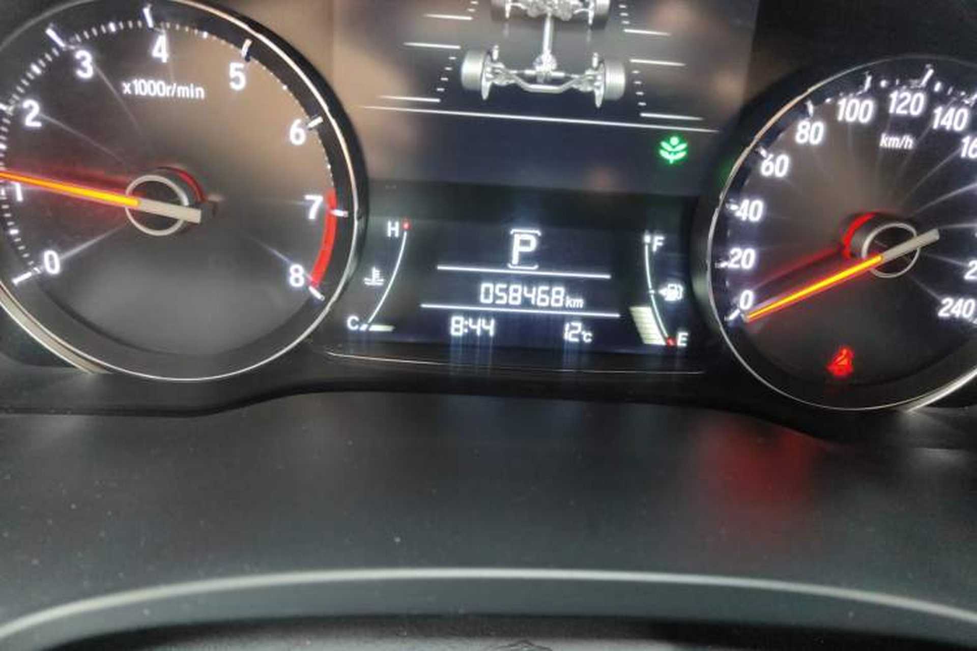 Used Honda Avancier 2017 370TURBO Four-Wheel Drive Prestige Edition Odometer Close Up