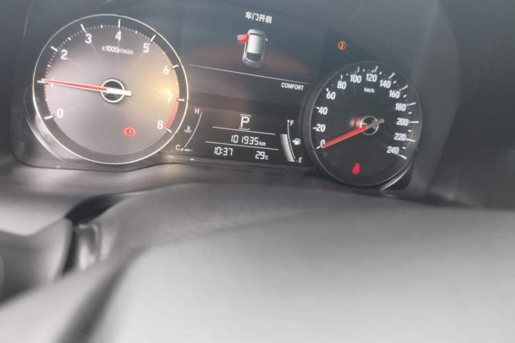 Used Honda Avancier 2017 370TURBO 2WD Luxury Edition Odometer Close Up