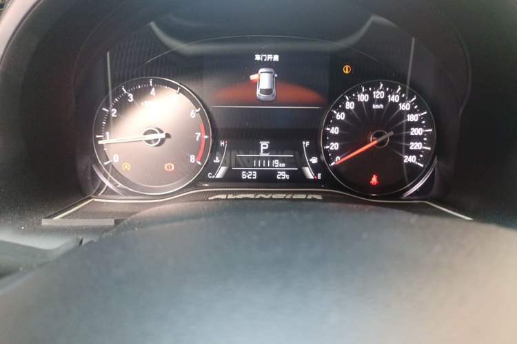 Used Honda Avancier 2017 240TURBO Two-Wheel Drive Comfort Version Odometer Close Up