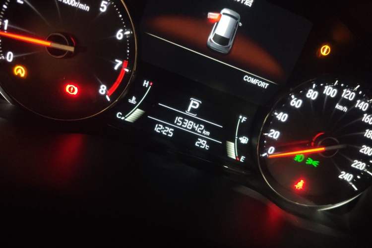 Used Honda Avancier 2017 370TURBO Four-Wheel Drive Prestige Edition Odometer Close Up
