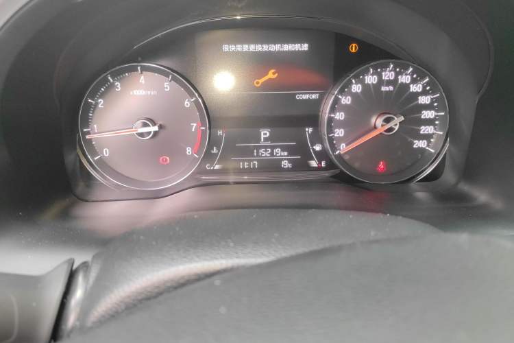 Used Honda Avancier 2017 370TURBO 2WD Luxury Edition Odometer Close Up