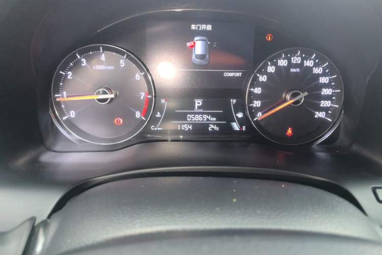 Used Honda Avancier 2017 370TURBO 2WD Luxury Edition Odometer Close Up