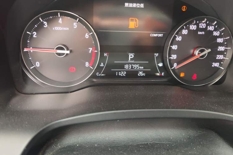 Used Honda Avancier 2017 370TURBO 2WD Luxury Edition Odometer Close Up