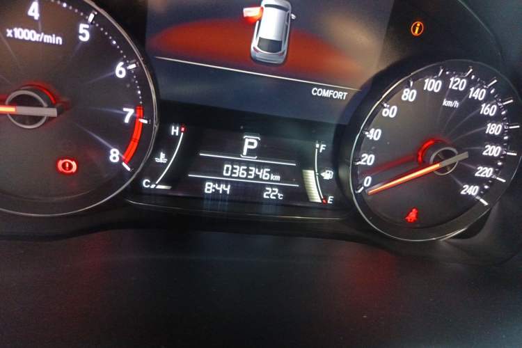 Used Honda Avancier 2017 370TURBO Four-Wheel Drive Prestige Edition Odometer Close Up