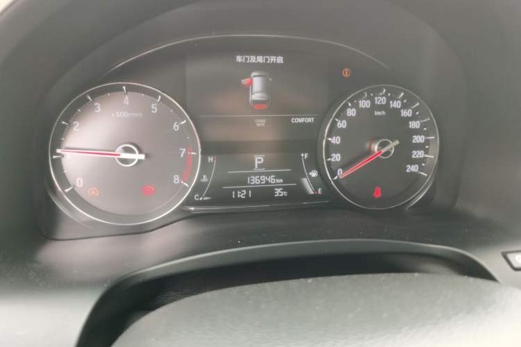 Used Honda Avancier 2017 370TURBO 2WD Luxury Edition Odometer Close Up
