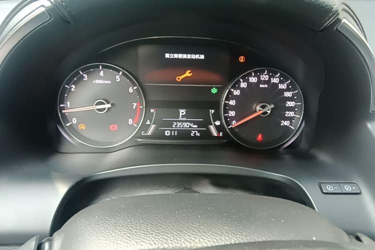 Used Honda Avancier 2017 370TURBO Four-Wheel Drive Prestige Edition Odometer Close Up